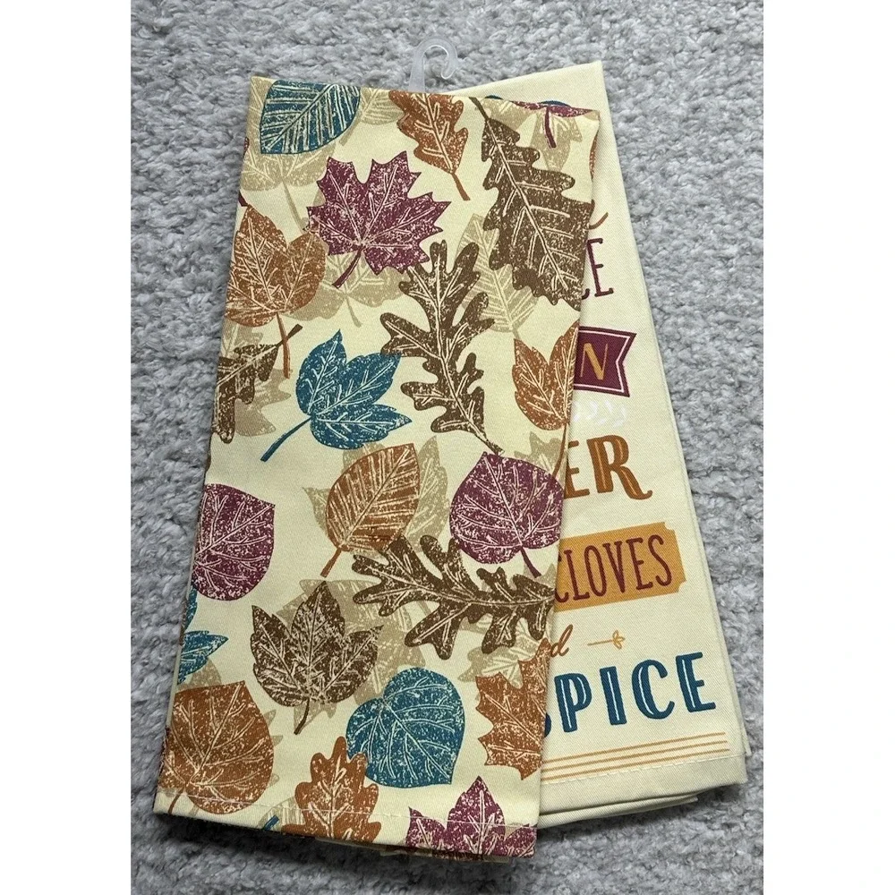 Set of 4 Fall Autumn Dish Towels by‎ Amscan 15.75